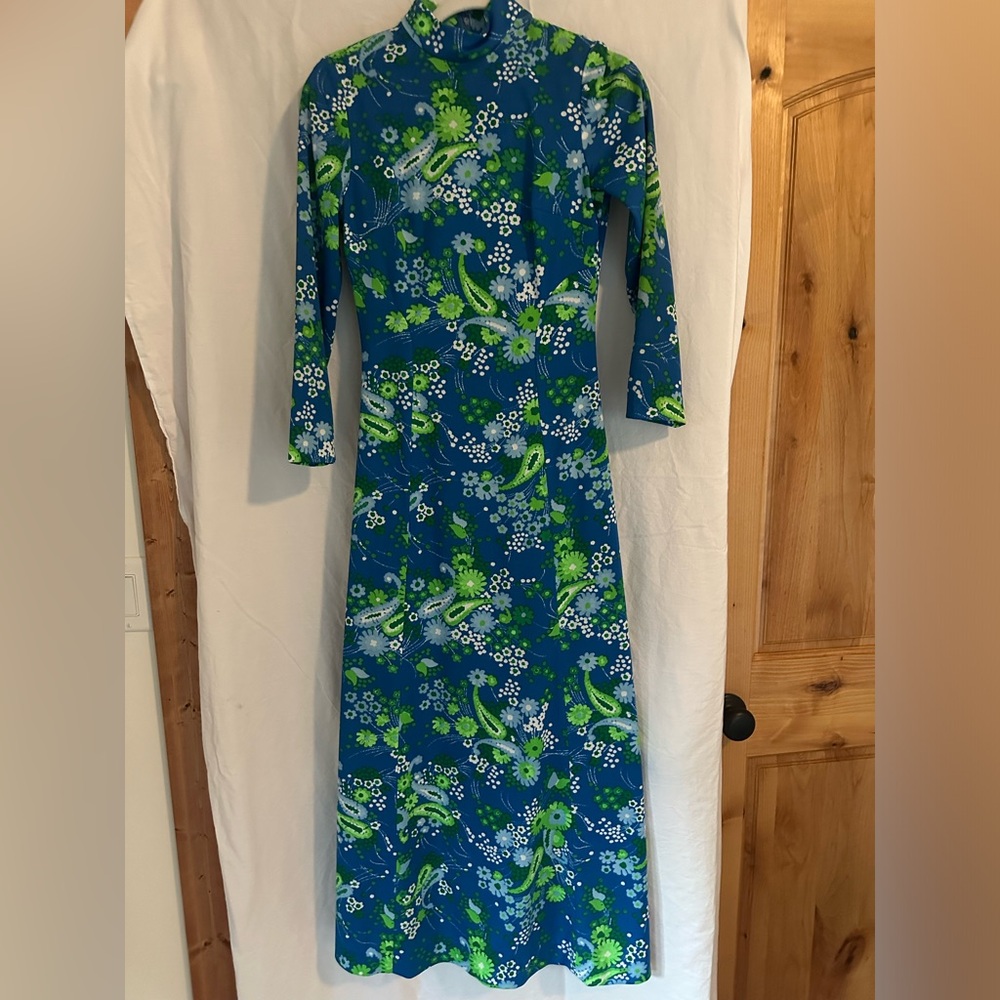 Vintage 70s maxi dress from Keram